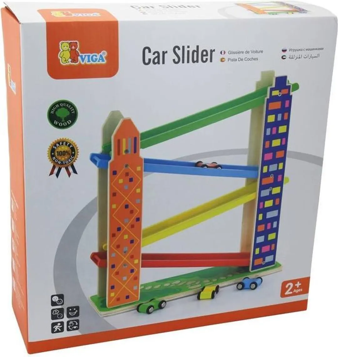 Viga Toys Jodelbaan Stad - 4 Baandelen Multicolor