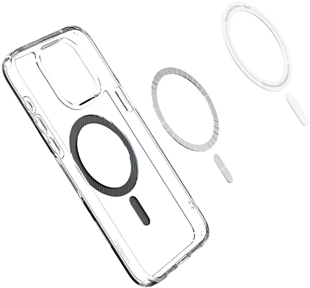 Spigen Ultra Hybrid MagFit ACS06717 Hoesje - iPhone 15 Pro - Zwart