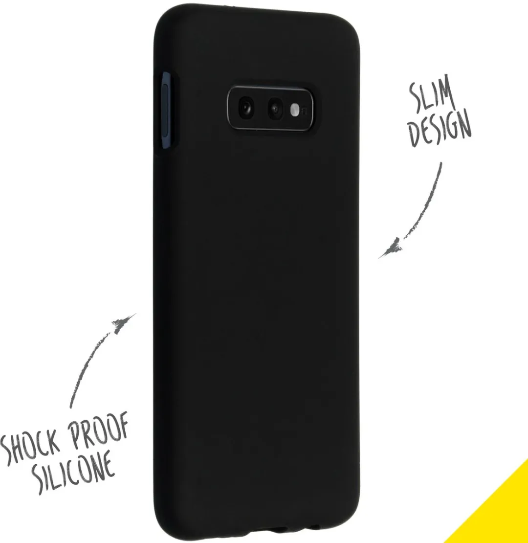 Accezz Hoesje Samsung Galaxy S10e - Zwart