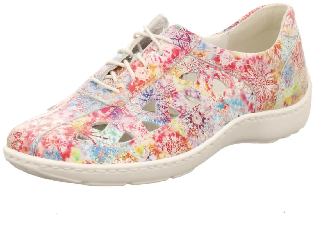Waldläufer 496003 Henni H-Weite bunt dames sneakers meerkleurig maat 37.5