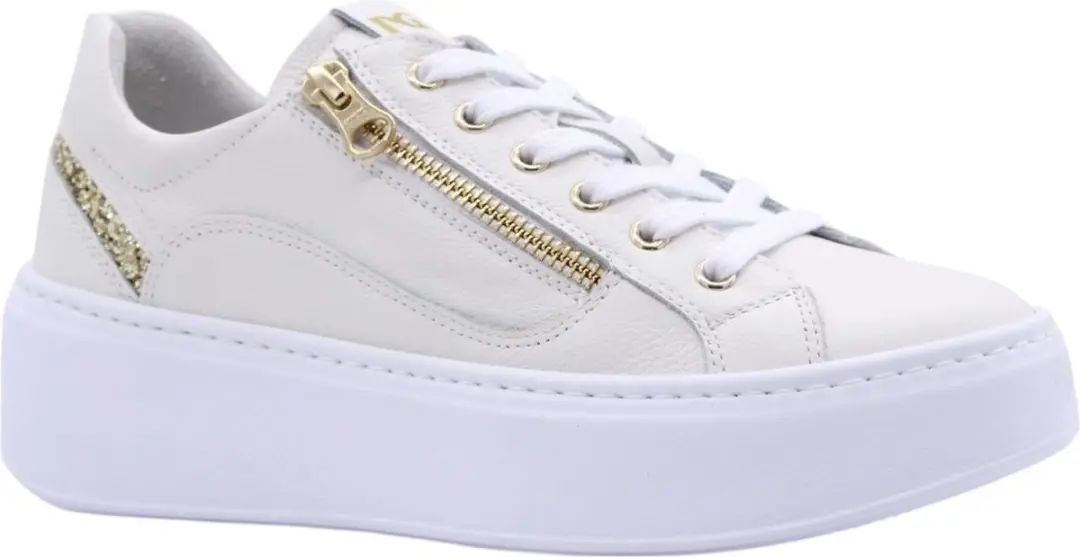 Sneaker Nerogiardini Dollarino Wit T.Glitter Gr.910/514 Pu.Guatemala