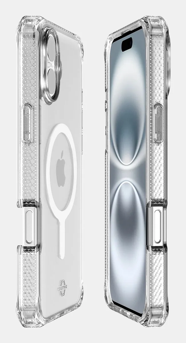 Itskins Level 2 HybridMagClear iPhone 16 Plus Hoesje - Transparant