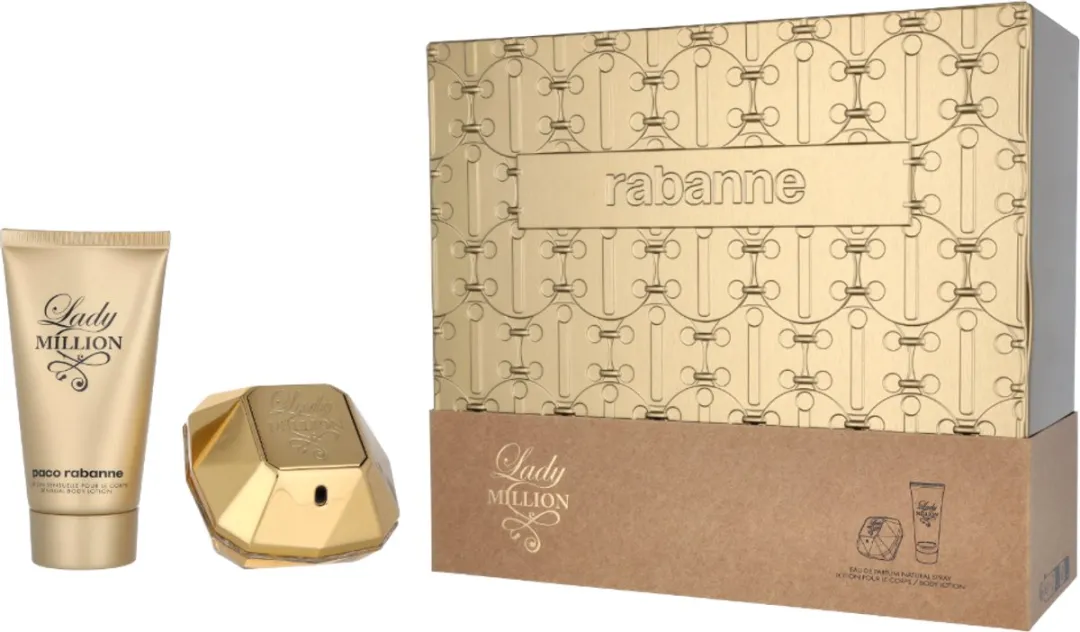 Paco Rabanne Lady Million Giftset - 50ml Eau de Parfum + 75ml Bodylotion