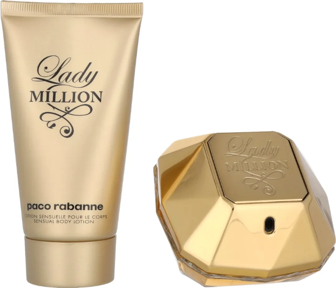 Paco Rabanne Lady Million Giftset - 50ml Eau de Parfum + 75ml Bodylotion