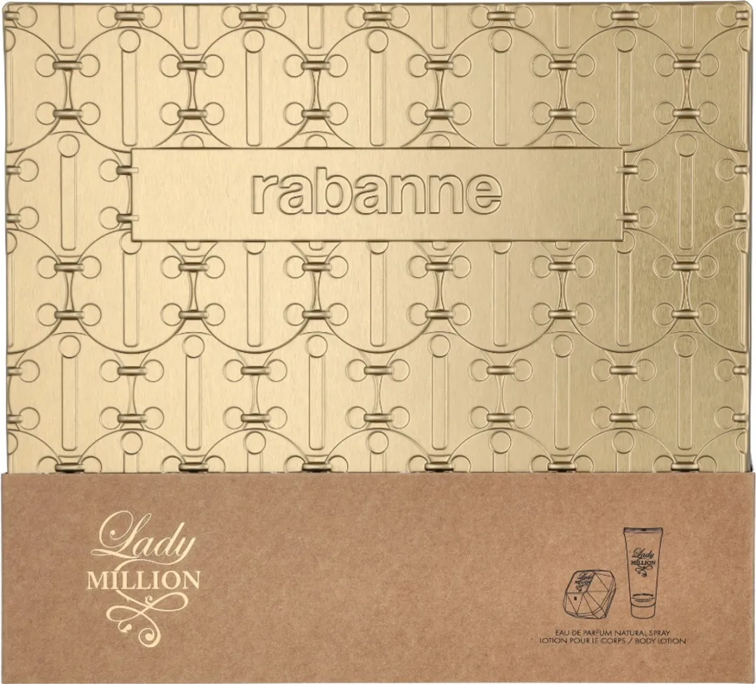 Paco Rabanne Lady Million Giftset - 50ml Eau de Parfum + 75ml Bodylotion