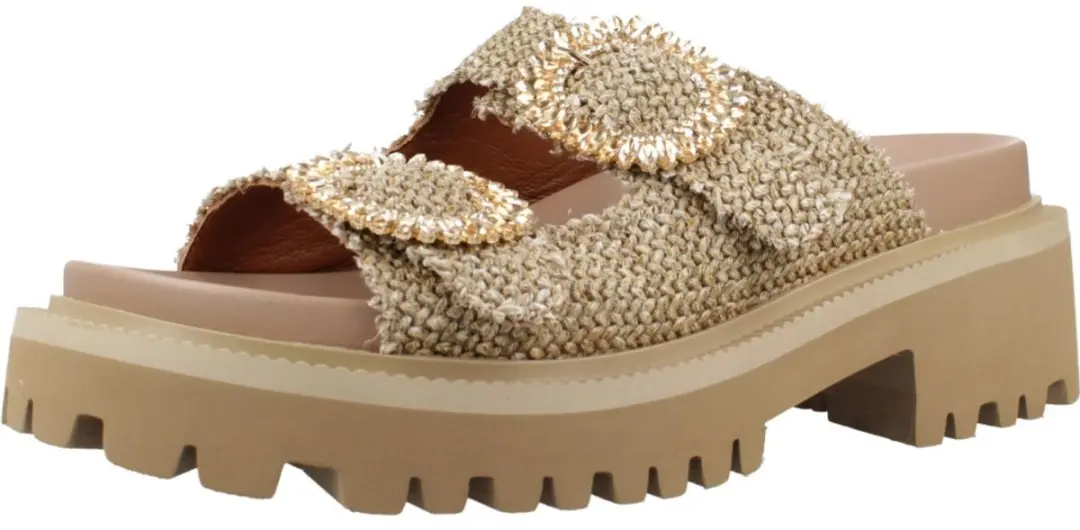 Noa Harmon Peach Slippers - Lichtbruin - afbeelding 4 van 4