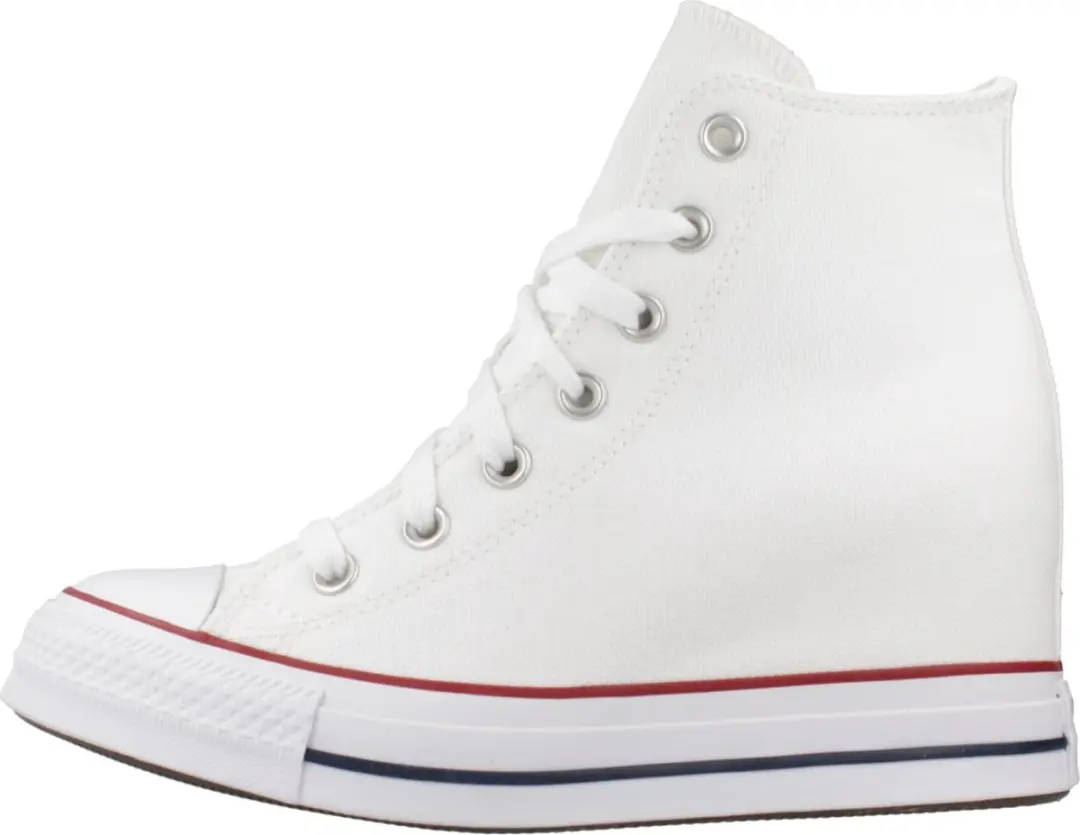 Converse Chuck Taylor All Star Wedge Platform Sneakers - Wit - afbeelding 2 van 4