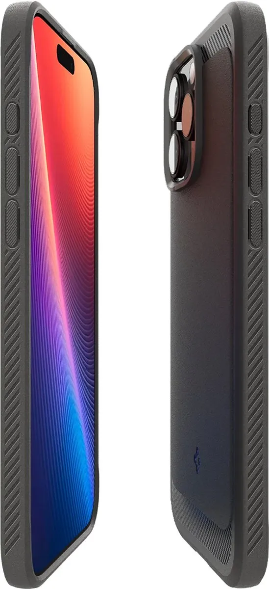 Spigen Rugged Armor MagFit Hoesje iPhone 16 Pro ACS08115 - Zwart - afbeelding 6 van 6