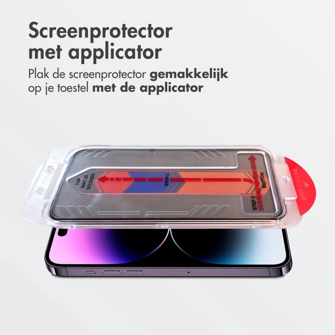 Accezz Screenprotector iPhone 13/14 Pro - Gehard Glas