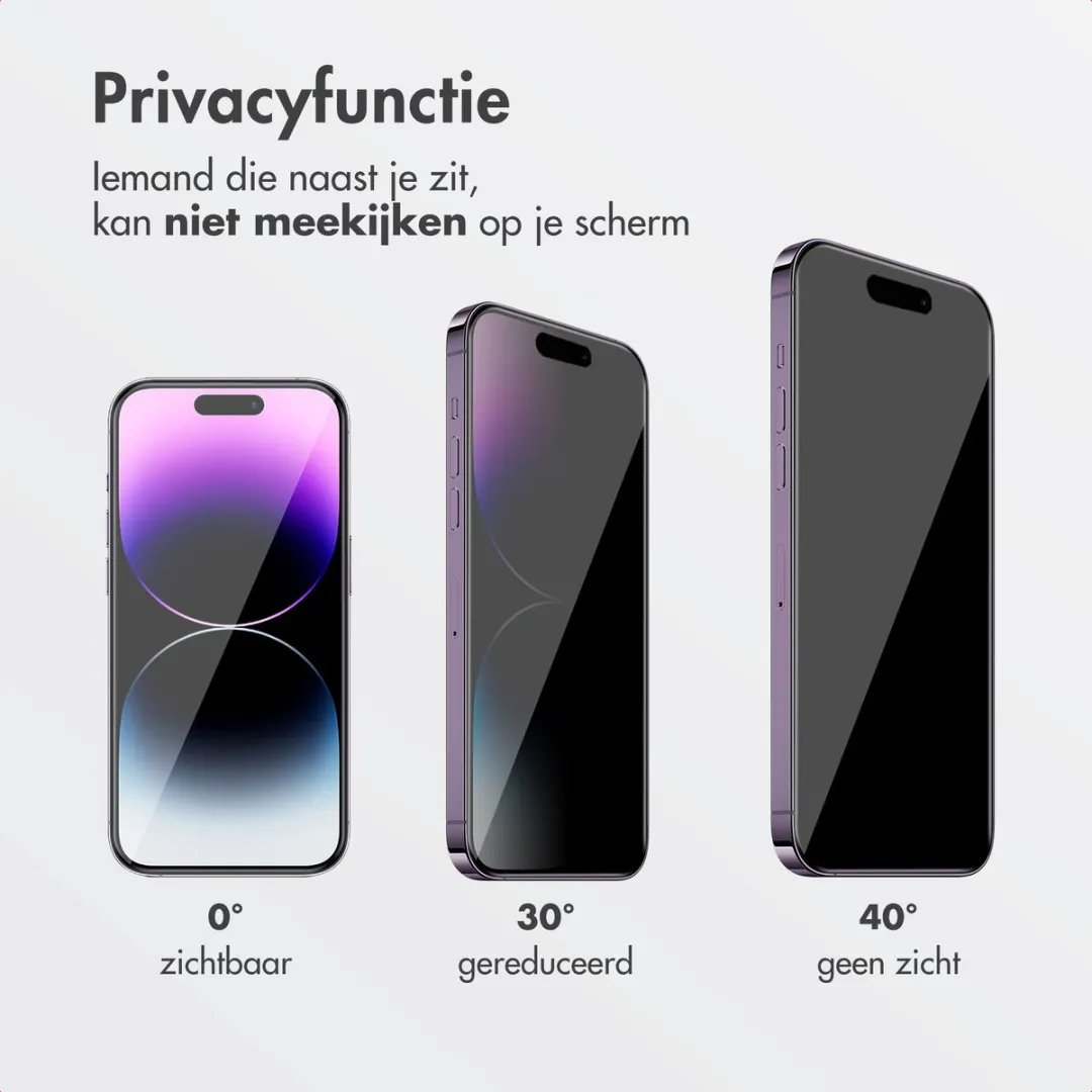 Accezz Screenprotector iPhone 13/14 Pro - Gehard Glas