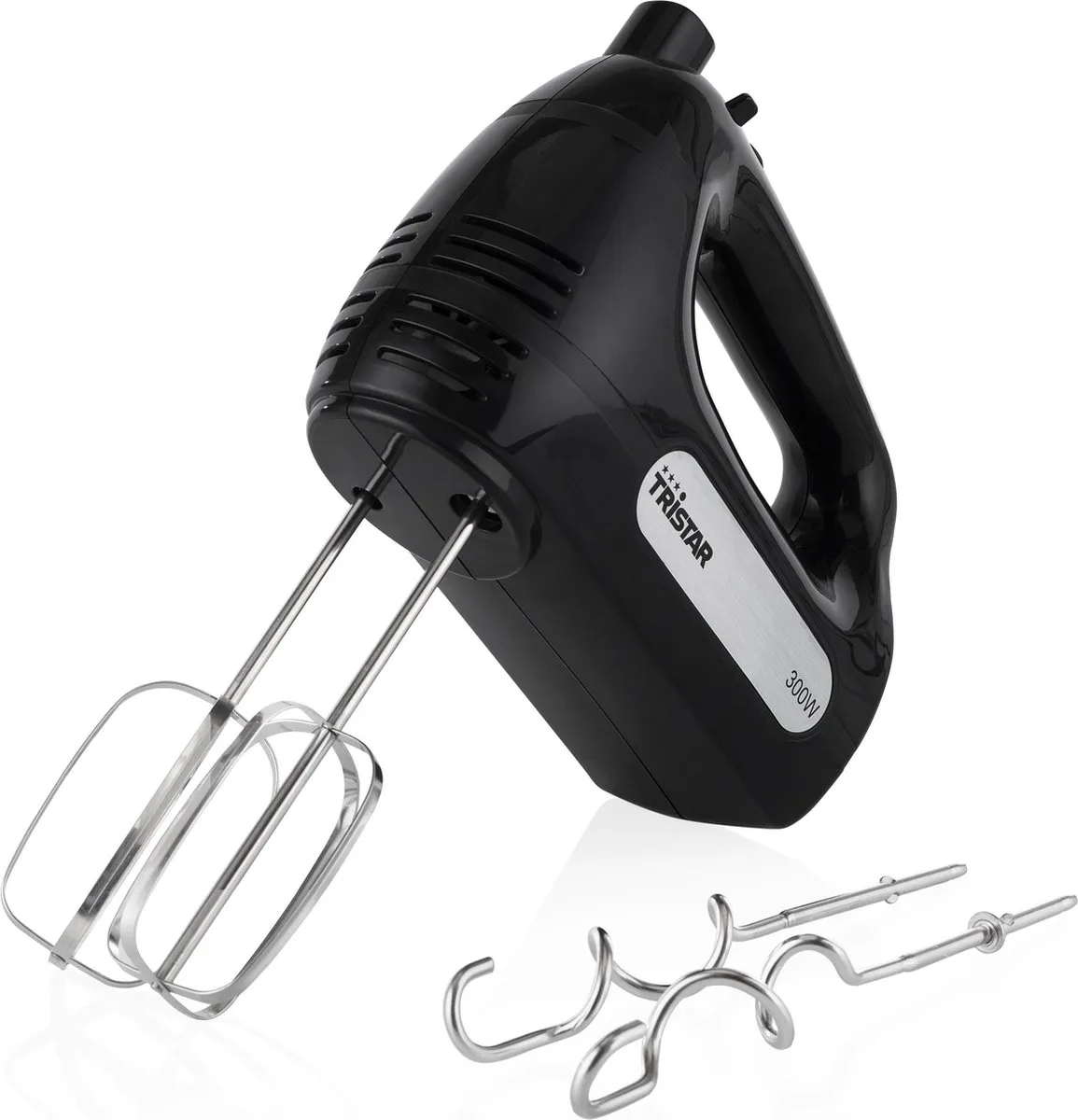 Tristar MX-4201 - Handmixer 300W - 6 snelheden - Turbo functie - Deeghaken en Gardes