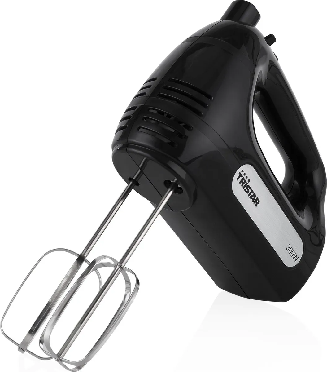 Tristar MX-4201 Handmixer 300W - 6 Snelheden - Zwart - afbeelding 6 van 6