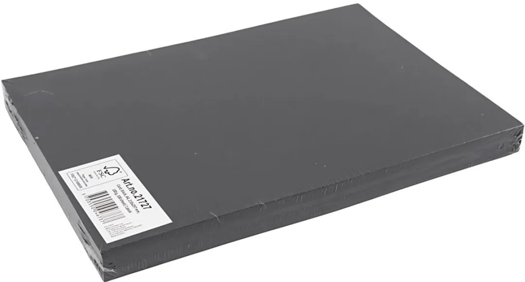 Creativ Company Zwart A4 Karton 180g - 100 Vellen