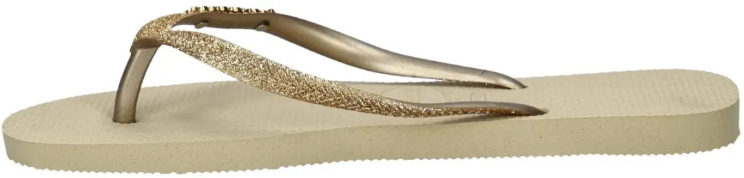 Havaianas Slim Glitter II Dames Teenslippers - Zand - afbeelding 6 van 6