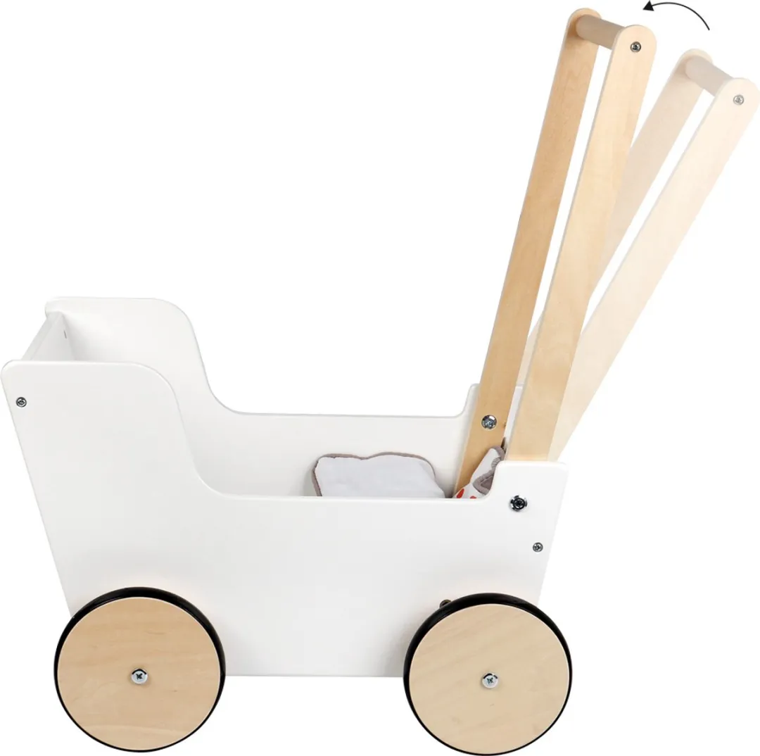 Small Foot Little Button Duwpoppenwagen - Multicolor