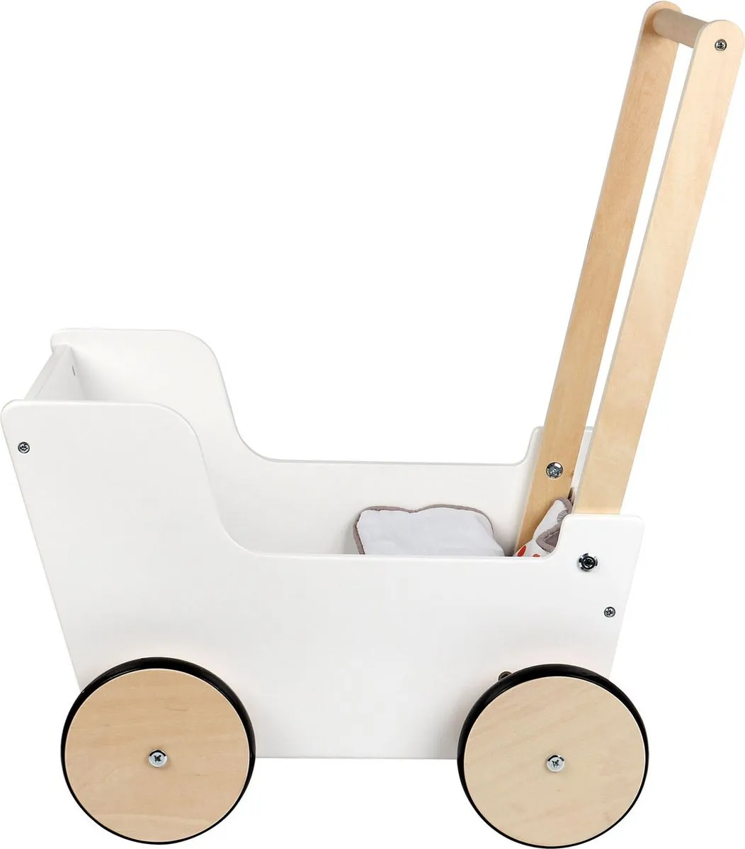 Small Foot Little Button Duwpoppenwagen - Multicolor