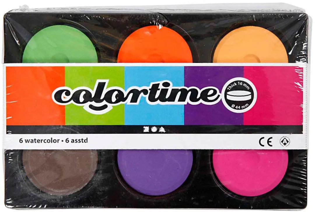 Colortime Waterverf Multicolor