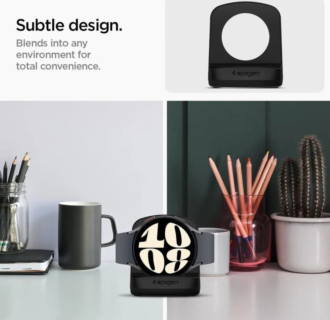 Spigen S353 Smartwatch Stand Galaxy Watch - Zwart