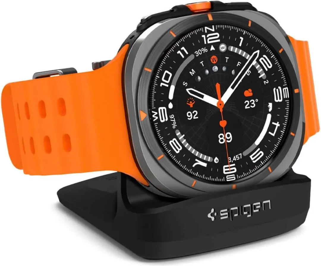 Spigen S353 Smartwatch Stand Galaxy Watch - Zwart