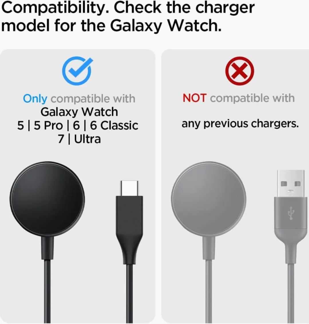Spigen S353 Smartwatch Stand Galaxy Watch - Zwart