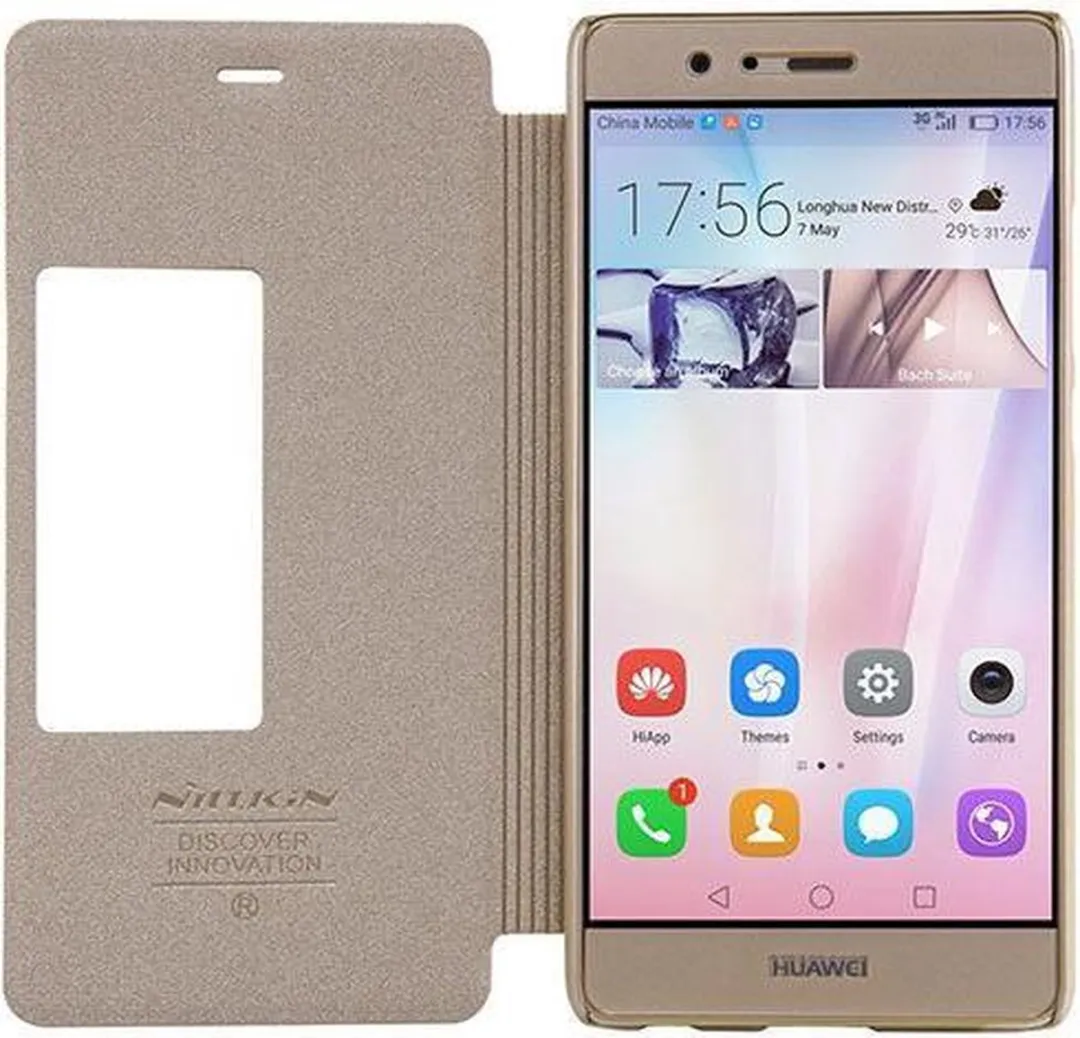 Nillkin Sparkle Series View Window Case Huawei P9 Goud