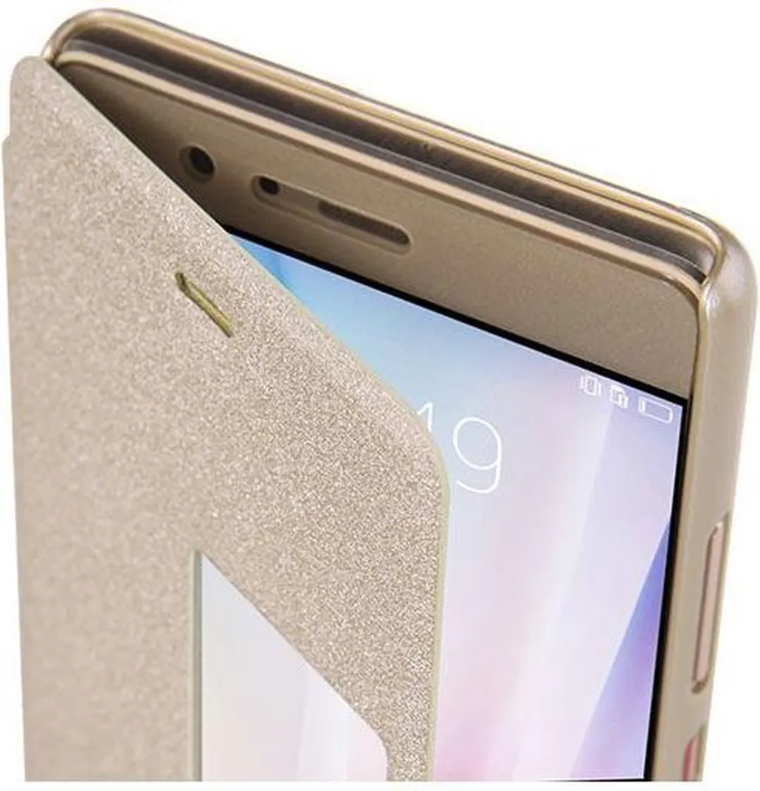 Nillkin Sparkle Series View Window Case Huawei P9 Goud