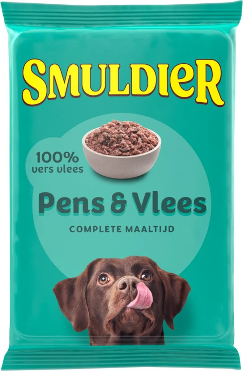 Smuldier Pens & Vlees Hondenvoer 400g