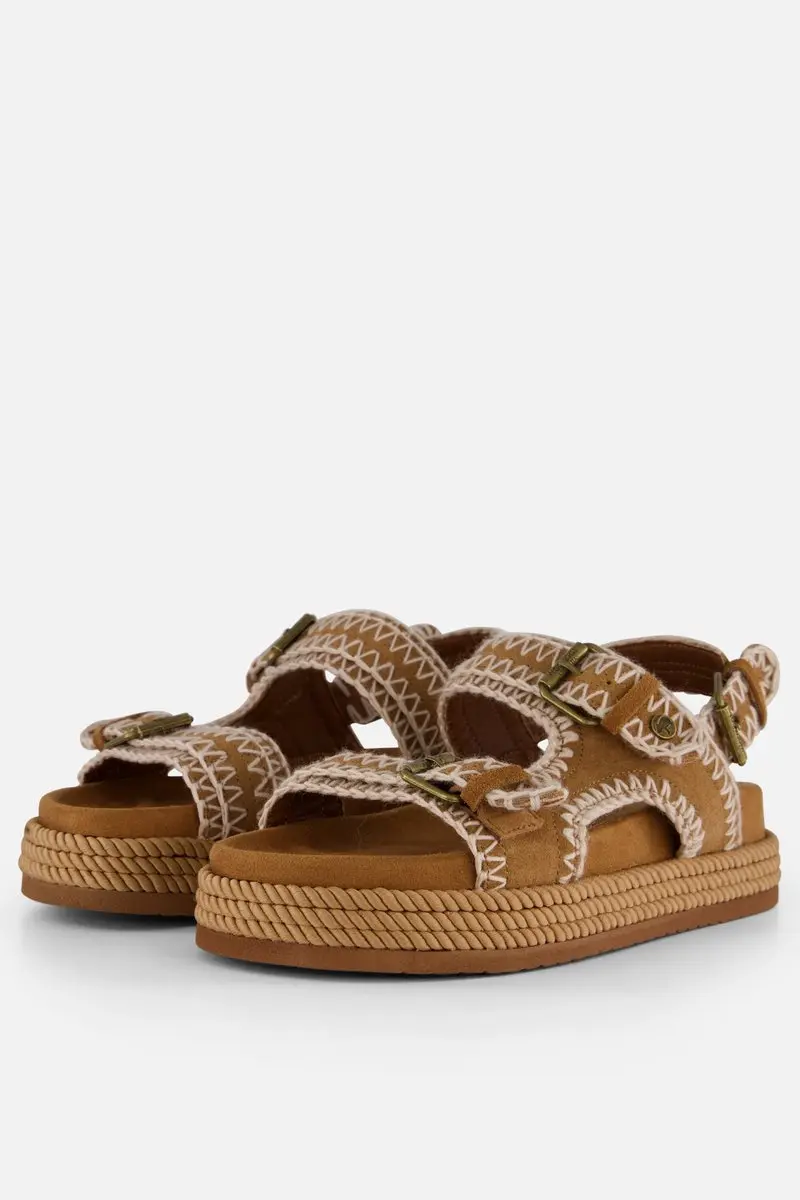 Warmbat Bokhara Sandalen cognac Suede
