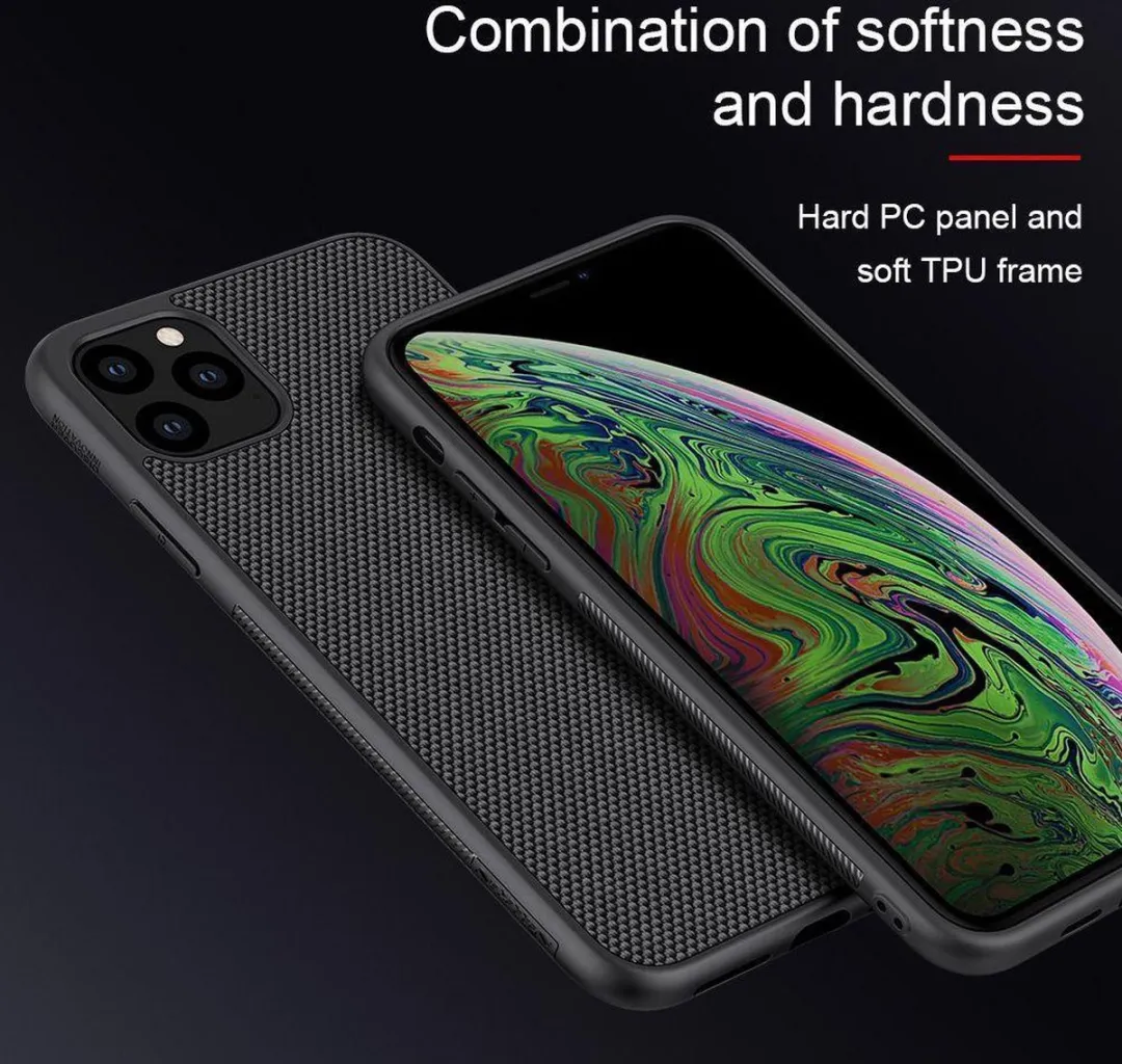 Nillkin Textured Hybride Hoesje iPhone 11 Pro IP11P-49 - Zwart - afbeelding 6 van 6