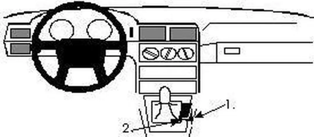 Brodit ProClip 832291 Volvo 850 Consolehouder