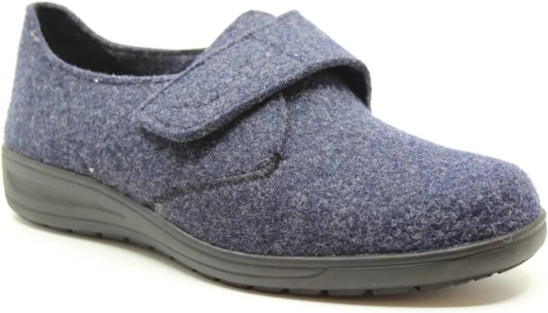 Solidus 29076 80242 dames pantoffels blauw maat 44