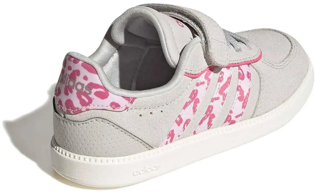 adidas Breaknet Sleek Lage Sneakers Kind - Grey One/Distilled Pink - afbeelding 3 van 4