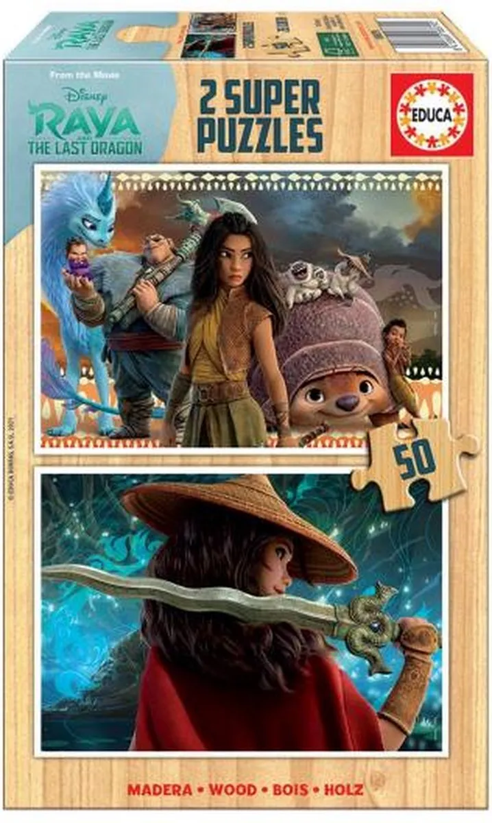 Educa Raya en de Draak Puzzel