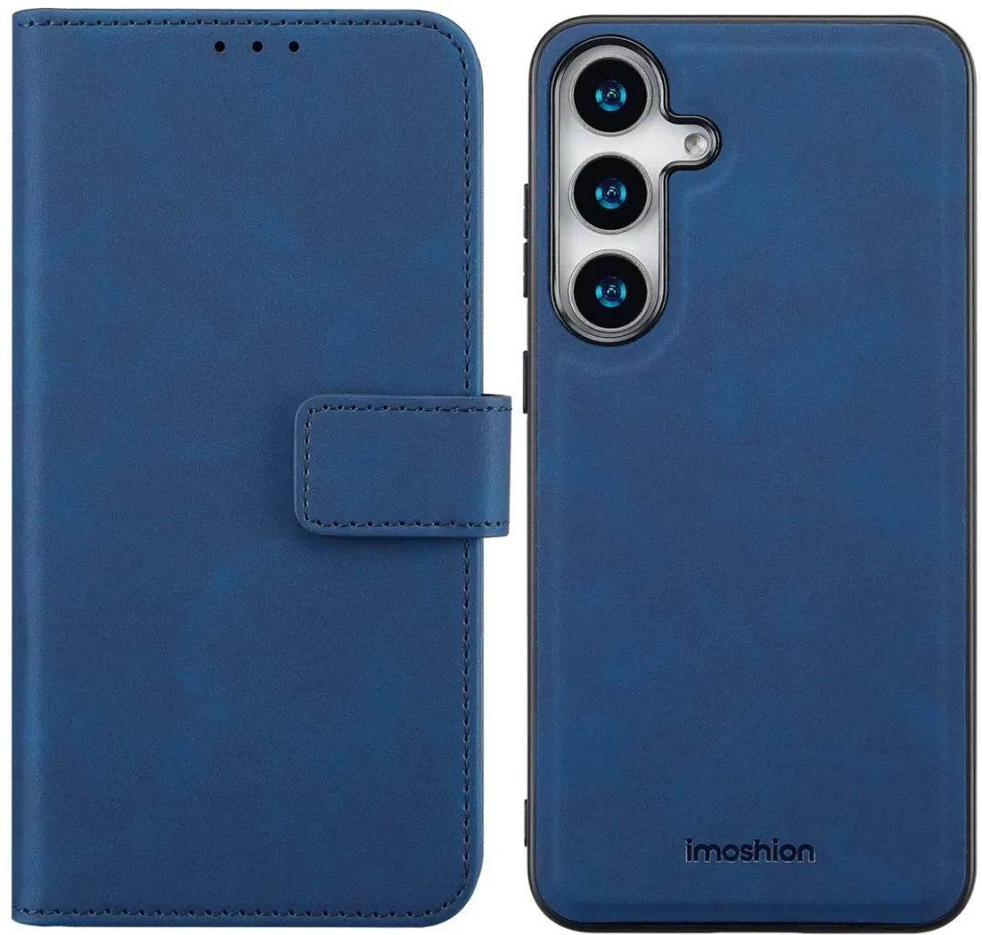 Imoshion Hoesje Samsung Galaxy S25 Plus Blauw - 2-in-1 Bookcase