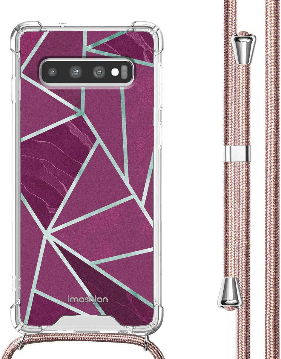 Imoshion Hoesje Samsung Galaxy S10 - Bordeaux Graphic