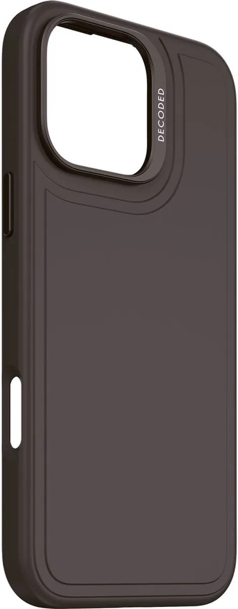Decoded Siliconen Hoesje iPhone 16 Pro Phantom Zwart - MagSafe