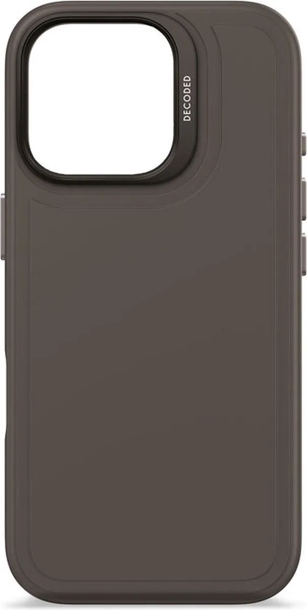 Decoded Siliconen Hoesje iPhone 16 Pro Phantom Zwart - MagSafe
