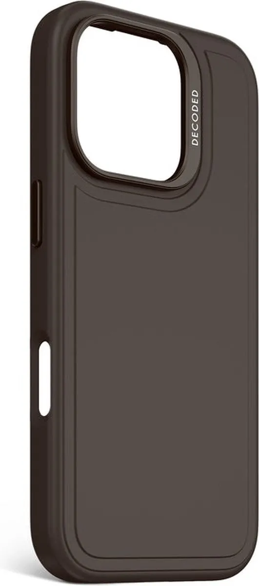 Decoded Siliconen Hoesje iPhone 16 Pro Phantom Zwart - MagSafe