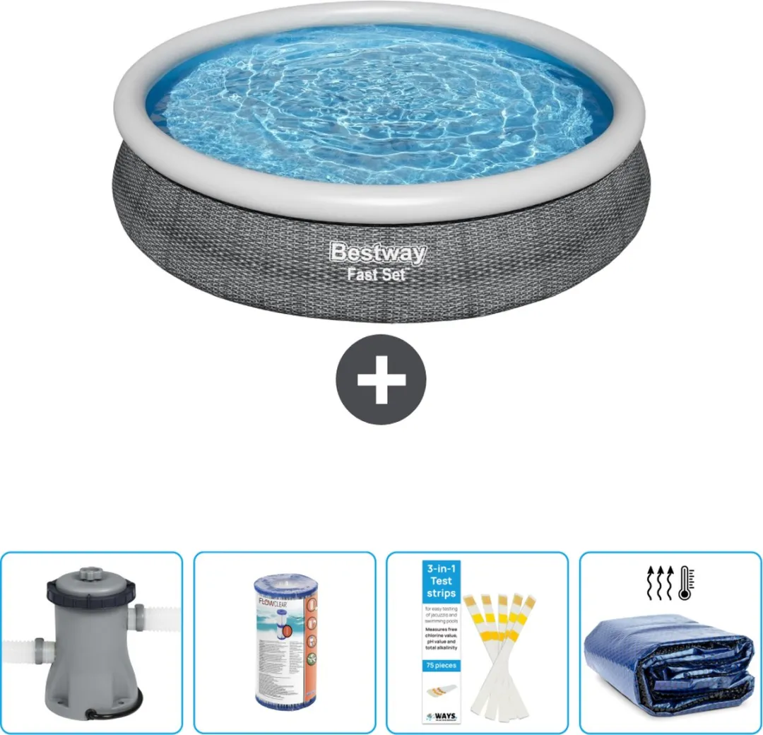 Bestway Fast Set Rond Zwembad 366x76cm