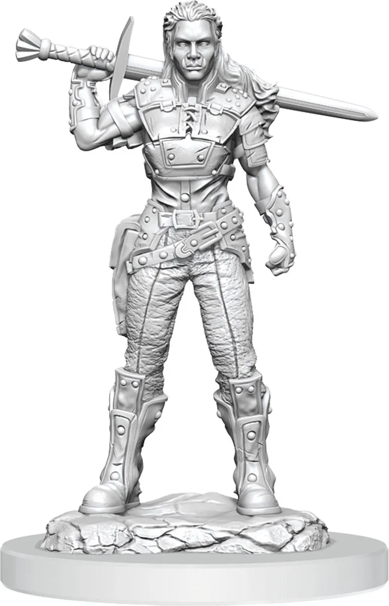 Wizkids D&D Nolzur's Marvelous Miniatures Orc Fighter Female