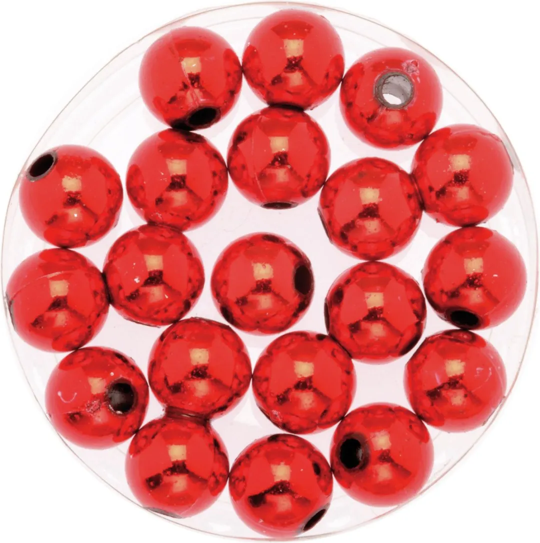 Glorex Hobby Glans Deco Kralen Rood 240 Stuks