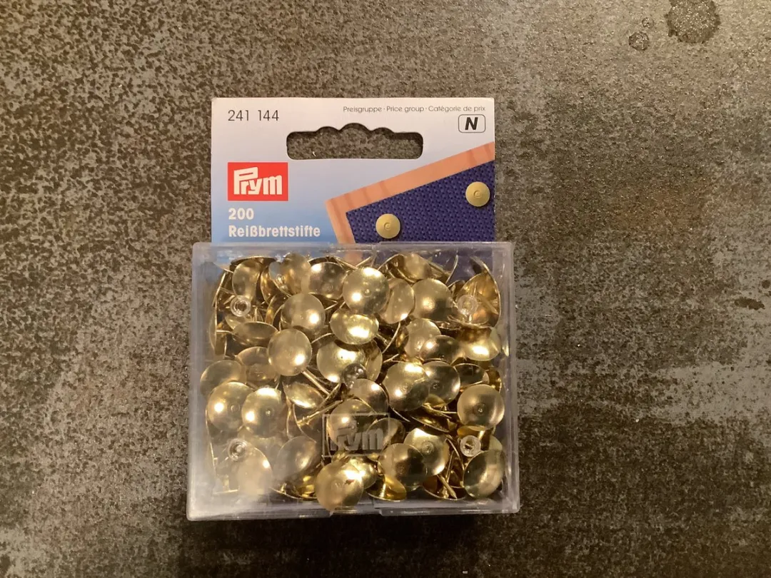 Prym Punaises Goudkleurig 220 Stuks - afbeelding 4 van 4