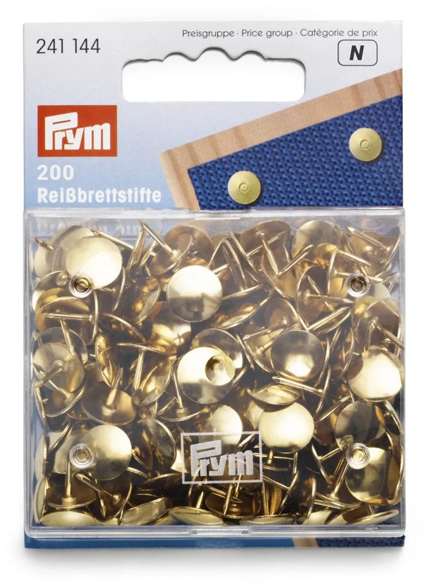 Prym Punaises Goudkleurig 220 Stuks - afbeelding 3 van 4