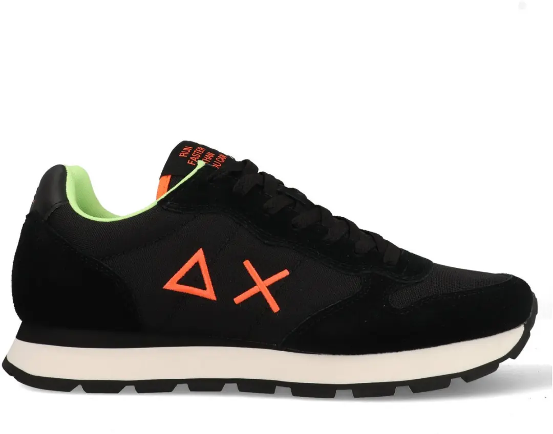 Sun68 Sneaker Tom Fluo Zwart