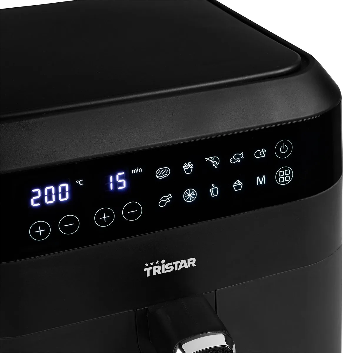 Tristar Airfryer Digitaal XXL FR-6999 - Heteluchtfriteuse - 6 liter - 10 programma's - Touch screen - Zwart - 1700W