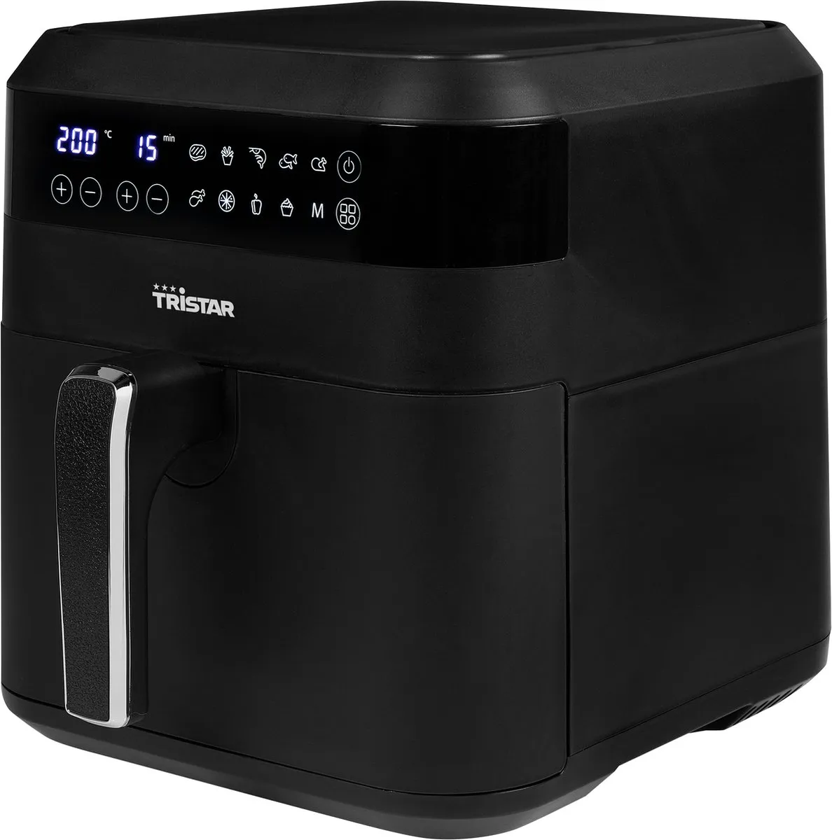 Tristar Airfryer Digitaal XXL FR-6999 - Heteluchtfriteuse - 6 liter - 10 programma's - Touch screen - Zwart - 1700W