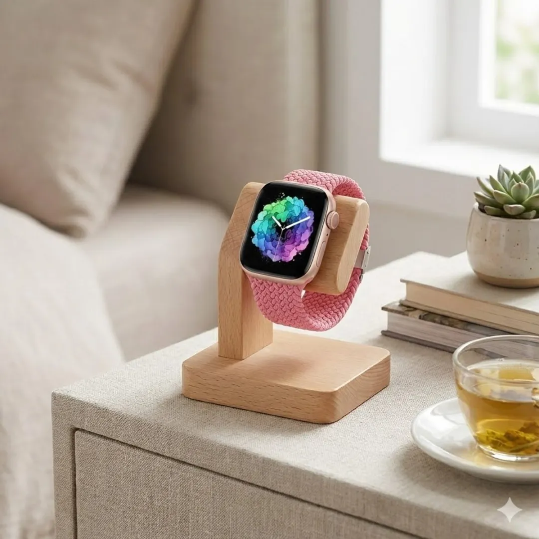 NUVEX Helder Roze Nylon Horlogebandje Apple Watch - 42/44/45/46/49mm
