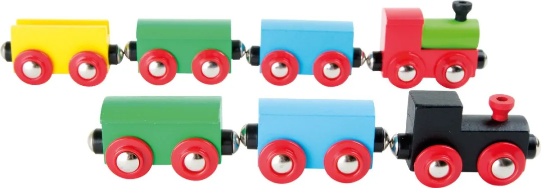 Small Foot Commuter Traffic Treinset - 140 Stuks - Multicolor