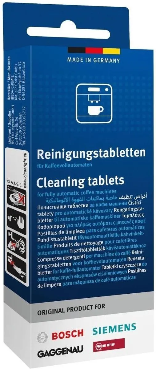 Bosch Reinigingstabletten 310575 - 10 Stuks