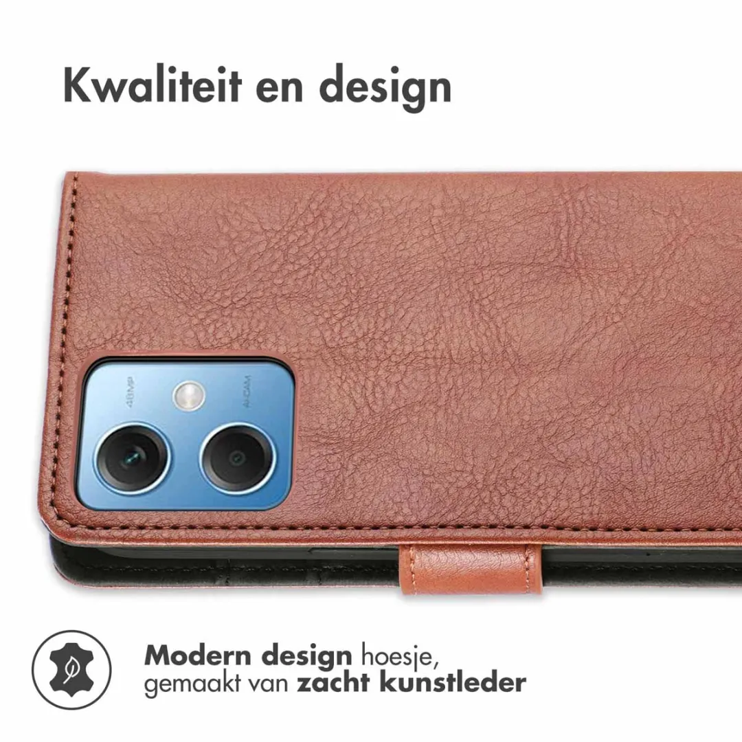 Imoshion Hoesje Xiaomi Redmi Note 12 - 3 Pasjes - Bruin